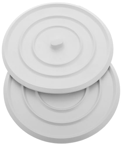 DIYEAH 2 Piezas Tapones de Goma Grandes para Bañera y Fregadero Resistentes y Flexibles Bloquean Olores Multifunción para Baño y Cocina