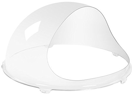 Royal Catering RCZW-COV62 Abdeckung Spuckschutz für Zuckerwattemaschine Abdeckhaube (Ø 62 cm, Acrylglas)