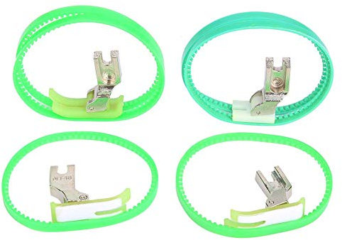 Presser Foot, Industrial Sewing Machine Ring Roller Foot Double Roller and Left/Right Single Side Roller for Sewing Enthusiasts and Professional Tailors