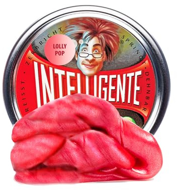 Intelligente Knete - L'originale Lolly Pop con effetto luccicante – Plastilina per bambini e pasta terapeutica in uno – meglio di qualsiasi palla antistress. Per bambini e adulti (scatola standard, 80
