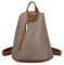 ITALYSHOP24 OBC Damen Rucksack Schultertasche Umhängetasche BackPack Handtasche Crossover Crossbody Henkeltasche Reise Stadtrucksack Taupe