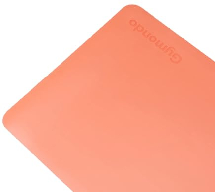 Gymondo | Stand Stronger | Yogamatte aus Naturkautschuk | Fitnessmatte 183 x 68 x 0,5 cm | Gymnastikmatte | Extra rutschfest & schallschluckend | Coral Edition