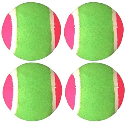 BESPORTBLE Toss & Catch Ball Set and Paddle Game Self Stick And Sticky Throw Deluxe Balls Children's Suction Cup 4pcs Replacement Outdoor Toys Sucker Beach Games For Kids Backyard Adults Random Color