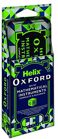 Helix Oxford Geo Maths Set - Green