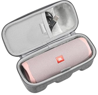 RLSOCO Étui pour JBL Flip 7/6 Enceinte Bluetooth Portable sans Fil & pour Tuner 3/Flip Essential 2/Flip 5 Enceinte Bluetooth Portable Robuste,étui Rigide avec Fermeture éclair YKK - Gris