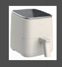 Aigostar - Air Fryer 2L, Friteuse à air avec 8 programmes et écran tactile LED, Réglage du temps et de la température, Grille amovible antiadhésive, Facile à nettoyer, Sans BPA, 1200W