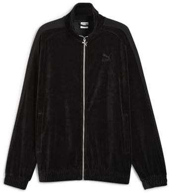 PUMA Mens T7 Oversized Velour Track Jacket