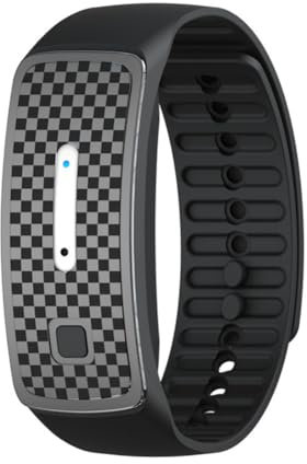 Kexpery Banda Repelente de Ultrasónica Portátil Repelente de Electrónico Reloj de Pulsera Antimosquitos para Adultos y Niños (A)