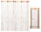 Nodcows 100x200cm String Türvorhang Fadenvorhang Fensterdekoration Mehrfarbig Fringe Vorhänge fadenvorhang balkontür Fadengardine für Fenster Terrasse Schlafzimmer Hochzeit Esszimmer (Bunt)
