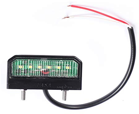 AOHEWEI Helle LED Kennzeichenbeleuchtung Nummernschildbeleuchtung Wasserdichte Heckleuchte 12~24V Für LKW Anhänger RV Auto oder Andere Nutzfahrzeuge