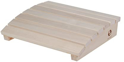 SudoreWell® Sauna Kopfstütze Premium abgerundet aus hochwertigem Kiefernholz