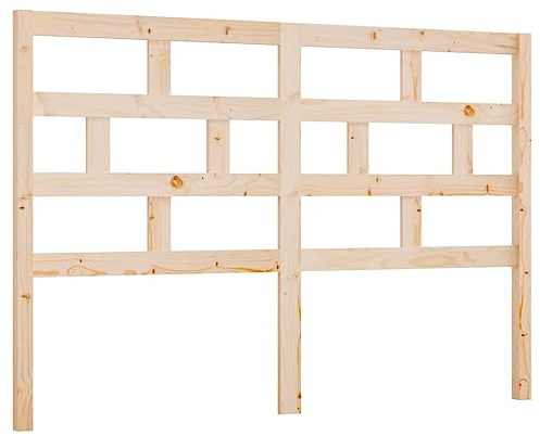 vidaXL Kopfteil Betthaupt Bettkopfteil für Bett Bettgestell Bettrahmen Massivholzbett Holzbett Schlafzimmer 141x4x100cm Massivholz Kiefer
