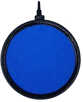 127mm / 5'' Diameter Plate Airstone Disc, Heavy Duty Aerating Air Stone Large, for Koi Fish Pond or Large Aquarium Aeration | Bubble Diffuser Used with Pond Pumps and Fish Tanks