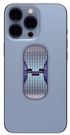 Soporte y Agarre para Teléfono Móvil ZipGrips | Soporte Universal para Dedo de Teléfono Celular | Soporte Expansible Ultrafino | Compatible con Carga Inalámbrica