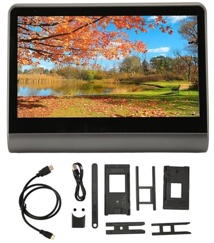 48 MP Film-Diascanner, 110 135 Film 126KPK Konvertieren Sie Dia Negative in Digitale Fotos mit 7 Zoll HD Farbbildschirm, Foto Dia Negativen und Filmbetrachter (EU-Stecker)