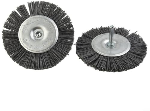 4 spazzole in metallo, spazzola elettrica per giunti elettrici, manico telescopico, paraspruzzi, cambio spazzola senza attrezzi