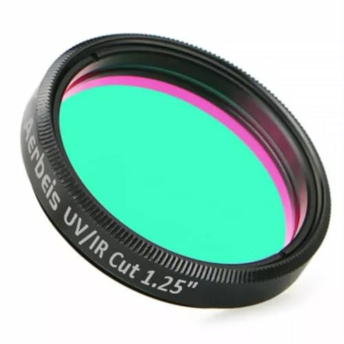 Teleskopfilter, 3,2 cm (1,25 Zoll), UV-IR-Cut-Blockfilter, Aluminium-Legierung, Rahmen-Stapelstruktur, mehrschichtige Beschichtung, optisches Glas, korrekter Farbstich