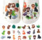 ZoeWei Schuh Charms, 24 Stück Tier Schuhe Ornamente DIY Schuh Aufstecker Abnehmbare Shoe Schmuck Schuhanstecker für Mädchen Frauen Jungen und Männer
