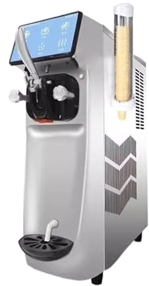 MAHWER Máquina for Hacer Helados Máquina for Hacer Helados comerciales Máquina for Hacer Helados de Escritorio Máquina for Hacer Conos Dulces Máquina for Hacer Helados Completamente automática