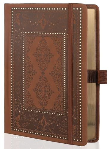 TIEFOSSI Dot Journals per donne e uomini, diari a pois per scrivere per donne, carta spessa 160 g/m², 190 pagine numerate, per l'organizzazione del planner