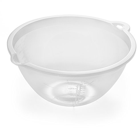Addis Large 3 litre capacity Plastic Mixing Bowl, Clear