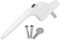 uPVC Universal Window Handle Inline Locking Espag Double Glazing White 40mm