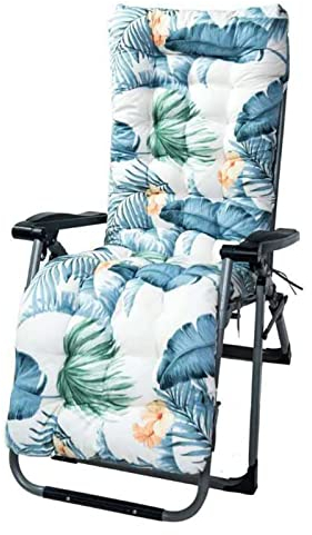 DASJD Auflagen für Gartenliegen, rutschfest Deckchair Auflage, Liegenauflagen für Gartenstuhl & Gartenliege(Ohne Stuhl),E