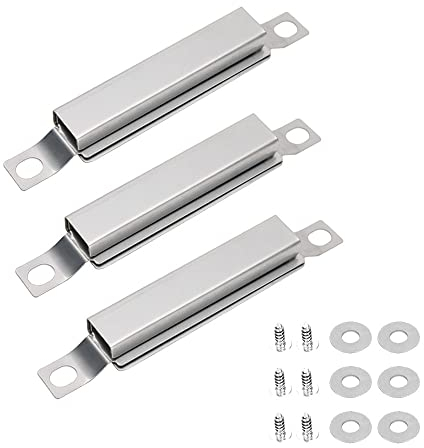 Wohlstand 3 piezas Universal Placa de Calor Barbacoa de Gas, Quemador de Tubo Universal Ajustable, Repuestos de Universal Quemador Barbacoa para puente de llamas de acero inoxidable de barbacoa