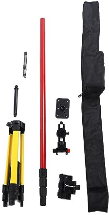Stainless Steel Telescoping Level Support Rod with Adjustable Base, Multifunctional, 114-388mm