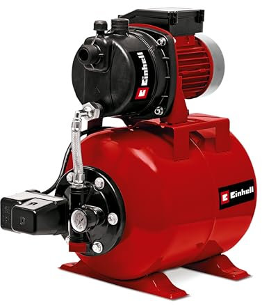 Einhell Hauswasserwerk GC-WW 6839 (680 W, 3,6 bar Druck, 3900 L/h Förderleistung, integrierter Druckschalter, Manometer, 20 L Behälter)