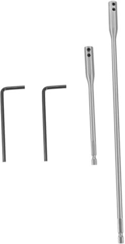 LIFKICH 1satz Verlängerungsstangen Für Bohrer Mit Holzspatenbohrern Teiliges Set Mit Schraubenschlüsseln Stabil Und Präzise Für Vielseitige Anwendungen