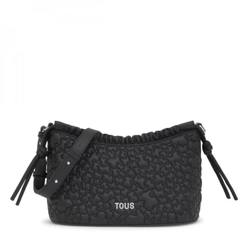 TOUS Schultertasche, mittelgroß, Schwarz, Puffy Bear
