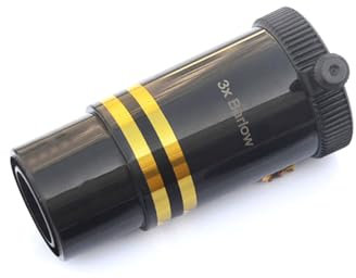 Gissroys 3,25 cm 3 x förstoring 31,70 mm barlow lins Akromatiska optiska linser astronomiska astrofotografi lins