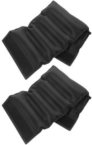 Cabilock 2 Pezzi Borsa Refrigerante per Bottiglie con Gel Refrigerante Integrato Manica Termica Riutilizzabile Nera per Vino e Birra Isolamento Efficiente per Picnic Feste e Uso Domestico