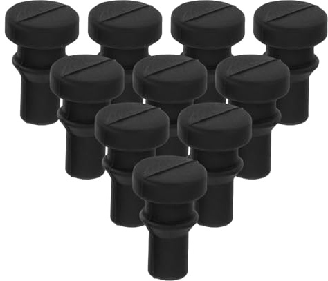 UTHCLO 16 Piezas de Almohadillas de Silicona Negra para Patas de Olla de Cocción Lenta y Arrocera, Accesorio Estable y Seguro para Electrodomésticos de Cocina Hogar