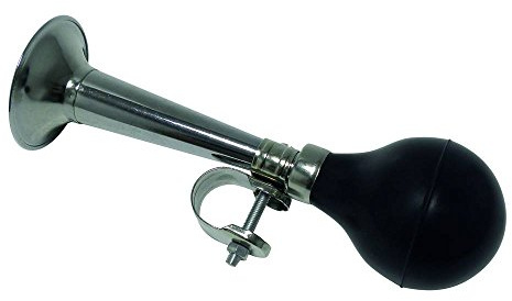 Dresco 5250101 - Bocina para Bicicleta, Cromo/Negro