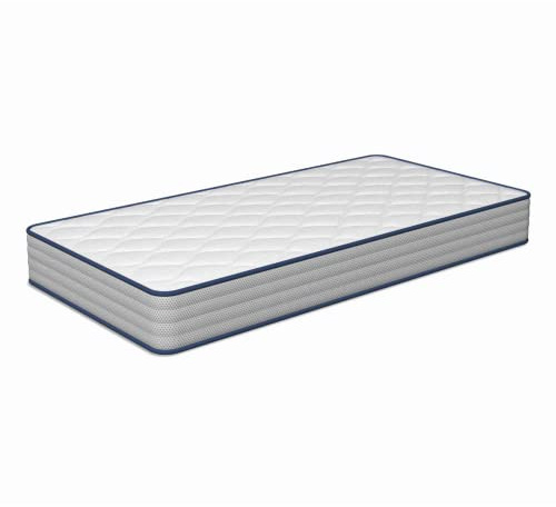 TECNOCOLCHÓN Colchón de Cuna Bebé Visco Baby® | Reversible Verano - Invierno | Gran Suavidad | Blanco | Certificados Oeko-Tex® y CertiPUR™ | 117x57x12 cm