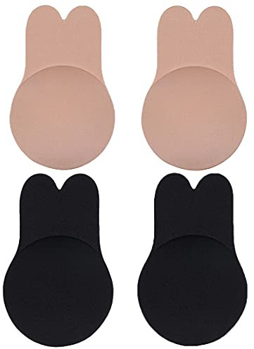 Simoda Femmes Seins pétales Ascenseur Couvre Mamelon adhésif sans Bretelles sans Dossier Soutien-Gorge Collant Soutien-Gorge bâton sur Le Soutien-Gorge (11cm for Cup C/D)