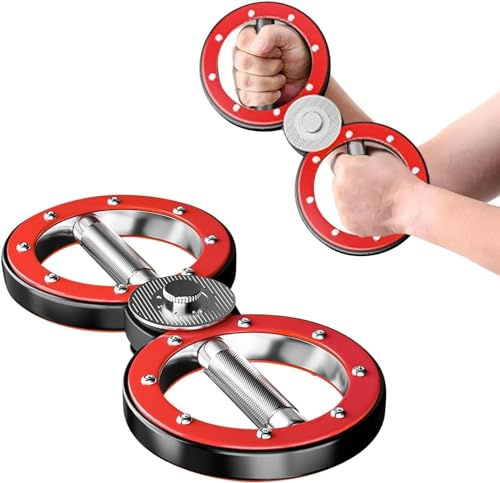 Justerbar rotationsmaskin -graders roterande bränningsmaskin för helkroppsvikt träning med snurrande grepp - multifunktionell hand- och underarmstränare