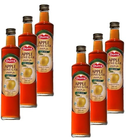 Lot 6x Vinaigre de cidre/pomme - Bouteille 500ml