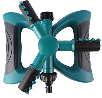 carotoe Irrigatore da giardino Automatico 360 Gradi Rotante Spruzzatore D'acqua 3 Forche Irrigazione per Agricoltura Irrigatio Testa per Bambini