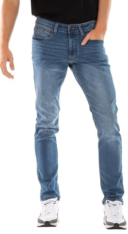 Rica Lewis herr Jeans Rl80 Fibreflex® Super Stonewashed Sanchez Jeans Med Rak Passform