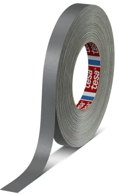tesa band 4651 Premium leistungsstarkes Gewebeband versch. Breiten und Farben (50 m x 12 mm, grau)