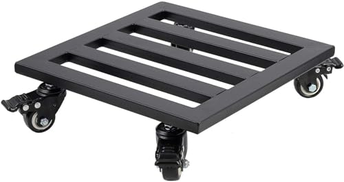 Supporto per Piante Porta Vasi da Balcone Interno e Esterno Giardino Carrello con Ruote Portatutto, Portavaso Fioriere per Metallo Carico Pesante Sottovaso con Rotelle, da Sposta Mobili e Vaso Grande