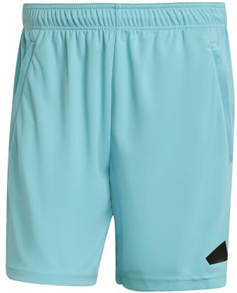 adidas Men's Train Essentials Logo Training Short, Minton/Black, S 5