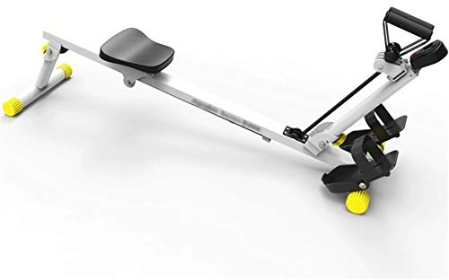 Rudergeräte, Rudergerät für Zuhause, geräuschlos, zusammenklappbar, Rudergerät zum Abnehmen, Ziehen des Bauches