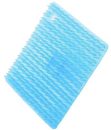 Juego de limpieza de baño, cepillos de limpieza de verduras, cepillo de verduras para alimentos, antideslizante, cepillo de patatas, utensilios de cocina, frutas y exfoliantes para (azul, 9 x 9 cm)