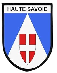 Ecusson Patch Drapeau haute savoie Tactique Imprime Bord Brode Auto-Agrippant