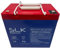 SLK Platinum Mobility Scooter Gel Battery Pair of 2 x 12v 55ah Reliable and Long Lasting Replacement Batteries for Electric Scooters and Wheelchairs