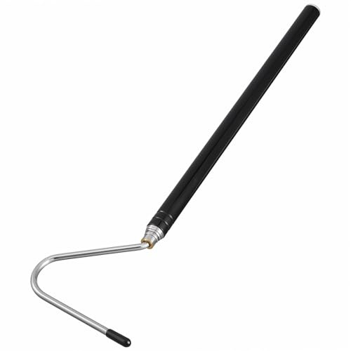 Mabor Gancho de serpiente de 40 pulgadas, gancho retráctil extensible de acero inoxidable, herramienta de manipulación de recogida, ganchos para cesta de skimmer de piscina